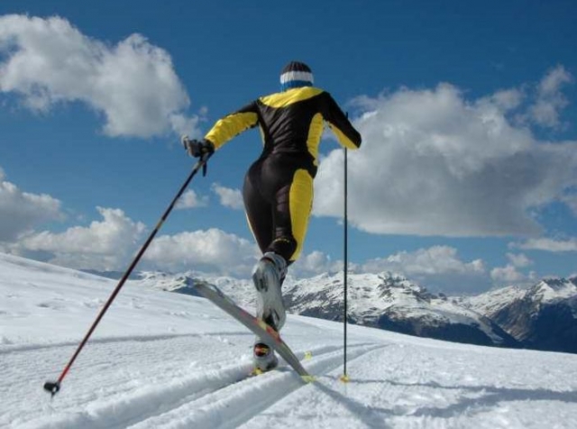  salida de esquí de fondo en la zona